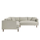 Modway Zoya 3 Piece Down Filled Overstuffed Sectional Sofa