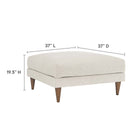 Modway Zoya Down Filled Overstuffed Sofa and Ottoman Set