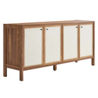 Modway Capri 65" Wood Grain Sideboard Storage Cabinet  