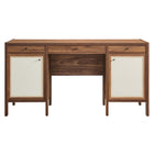 Modway Capri 58" Wood Grain Office Desk