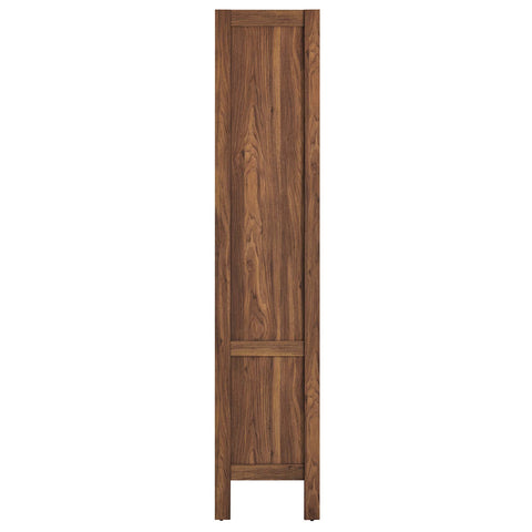Modway Capri 4-Shelf Wood Grain Bookcase  