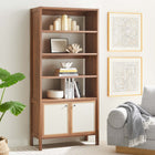 Modway Capri 4-Shelf Wood Grain Bookcase
