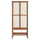 Modway Capri Tall Wood Grain Standing Storage Cabinet