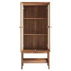 Modway Capri Tall Wood Grain Standing Storage Cabinet
