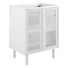 Modway Calla 24" Perforated Metal Bathroom Vanity Cabinet (Sink Basin Not Included)  