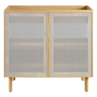 Modway Calla 36" Perforated Metal Bathroom Vanity Cabinet (Sink Basin Not Included)