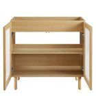 Modway Calla 36" Perforated Metal Bathroom Vanity Cabinet (Sink Basin Not Included)