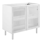 Modway Calla 36" Perforated Metal Bathroom Vanity Cabinet (Sink Basin Not Included)  