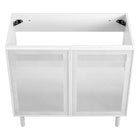 Modway Calla 36" Perforated Metal Bathroom Vanity Cabinet (Sink Basin Not Included)