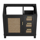 Modway Dixie 36" Solid Wood Bathroom Vanity Cabinet (Sink Basin Not Included)