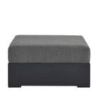 Modway Tahoe Outdoor Patio Powder-Coated Aluminum Ottoman