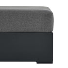 Modway Tahoe Outdoor Patio Powder-Coated Aluminum Ottoman
