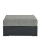 Modway Tahoe Outdoor Patio Powder-Coated Aluminum Ottoman