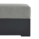 Modway Tahoe Outdoor Patio Powder-Coated Aluminum Ottoman