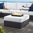 Modway Tahoe Outdoor Patio Powder-Coated Aluminum Ottoman