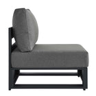 Modway Tahoe Outdoor Patio Powder-Coated Aluminum Modular Armless Chair