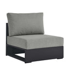 Modway Tahoe Outdoor Patio Powder-Coated Aluminum Modular Armless Chair  