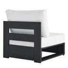 Modway Tahoe Outdoor Patio Powder-Coated Aluminum Modular Armless Chair