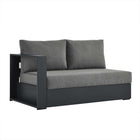 Modway Tahoe Outdoor Patio Powder-Coated Aluminum Modular Left-Facing Loveseat  