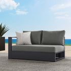 Modway Tahoe Outdoor Patio Powder-Coated Aluminum Modular Left-Facing Loveseat