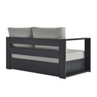 Modway Tahoe Outdoor Patio Powder-Coated Aluminum Modular Left-Facing Loveseat