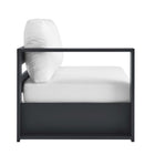 Modway Tahoe Outdoor Patio Powder-Coated Aluminum Modular Left-Facing Loveseat