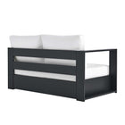 Modway Tahoe Outdoor Patio Powder-Coated Aluminum Modular Left-Facing Loveseat