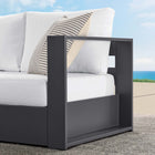 Modway Tahoe Outdoor Patio Powder-Coated Aluminum Modular Right-Facing Loveseat