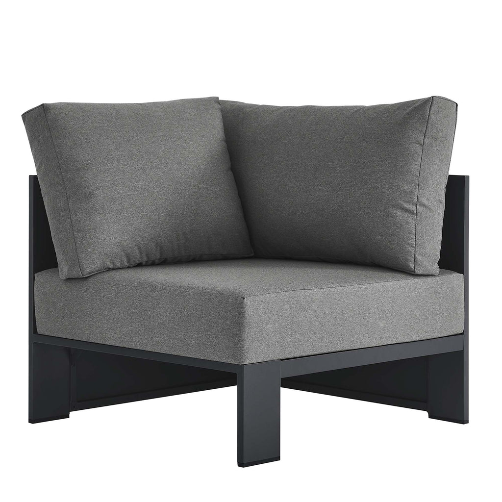 Modway Tahoe Outdoor Patio Powder-Coated Aluminum Modular Corner Chair  