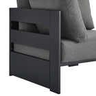 Modway Tahoe Outdoor Patio Powder-Coated Aluminum Modular Corner Chair