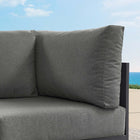 Modway Tahoe Outdoor Patio Powder-Coated Aluminum Modular Corner Chair