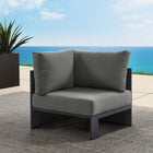 Modway Tahoe Outdoor Patio Powder-Coated Aluminum Modular Corner Chair