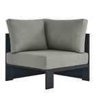 Modway Tahoe Outdoor Patio Powder-Coated Aluminum Modular Corner Chair  