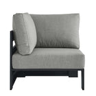 Modway Tahoe Outdoor Patio Powder-Coated Aluminum Modular Corner Chair