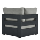 Modway Tahoe Outdoor Patio Powder-Coated Aluminum Modular Corner Chair