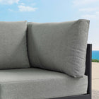 Modway Tahoe Outdoor Patio Powder-Coated Aluminum Modular Corner Chair