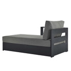 Modway Tahoe Outdoor Patio Powder-Coated Aluminum Modular Left-Facing Chaise Lounge