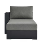 Modway Tahoe Outdoor Patio Powder-Coated Aluminum Modular Left-Facing Chaise Lounge