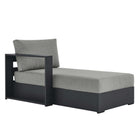 Modway Tahoe Outdoor Patio Powder-Coated Aluminum Modular Left-Facing Chaise Lounge  