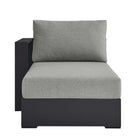Modway Tahoe Outdoor Patio Powder-Coated Aluminum Modular Left-Facing Chaise Lounge