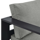 Modway Tahoe Outdoor Patio Powder-Coated Aluminum Modular Left-Facing Chaise Lounge