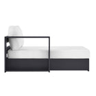Modway Tahoe Outdoor Patio Powder-Coated Aluminum Modular Left-Facing Chaise Lounge
