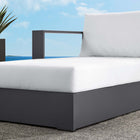 Modway Tahoe Outdoor Patio Powder-Coated Aluminum Modular Left-Facing Chaise Lounge