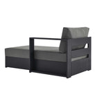 Modway Tahoe Outdoor Patio Powder-Coated Aluminum Modular Right-Facing Chaise Lounge