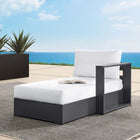 Modway Tahoe Outdoor Patio Powder-Coated Aluminum Modular Right-Facing Chaise Lounge