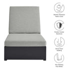 Modway Tahoe Outdoor Patio Powder-Coated Aluminum Chaise Lounge Chair