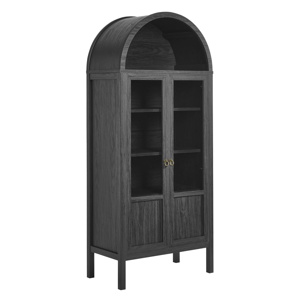 Modway Tessa Tall Arched Storage Display Cabinet  