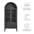Modway Tessa Tall Arched Storage Display Cabinet