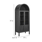Modway Tessa Tall Arched Storage Display Cabinet
