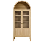 Modway Tessa Tall Arched Storage Display Cabinet